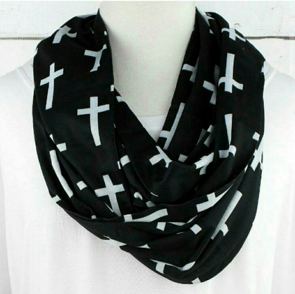 Cross Infinity Scarf